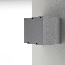Moderner Hängeschrank mit zwei Kipptüren Zapopan 78, Farbe: Weiß, Push-to-open Funktion, Maße: 40 x 100 x 40 cm, zwei Fächer, sehr stabil