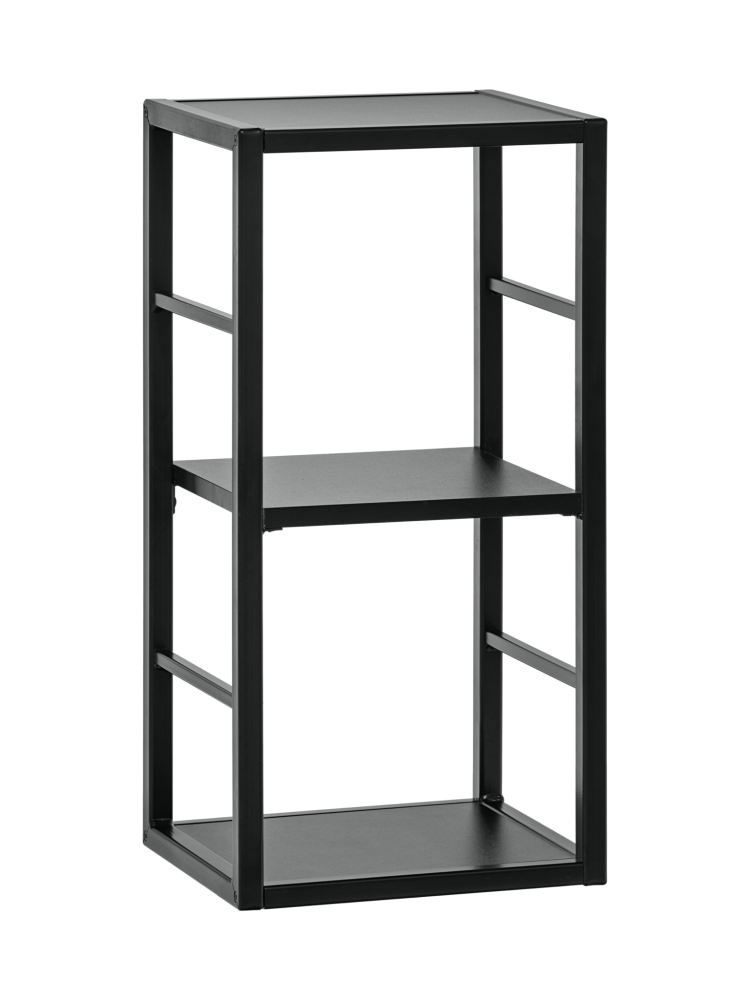 Bücherregal aus Metall Nodeland 04, Farbe: Schwarz