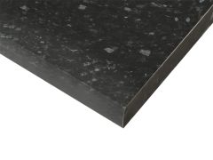 Arbeitsplatte für Küchenzeile / Küchenblock | Farbe: Feuerstein Schwarz | 180 x 60 x 2,8 cm