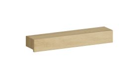 Griff | 2er Set | Farbe: Eiche | Maße: 13 x 3 cm