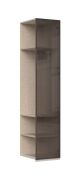 Anbaumodul für Kleiderschrank / Drehtürenschrank Neiafu, Farbe: Kaschmir, Maße: 224 x 45 x 56 cm