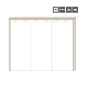 LED-Rahmen für Schiebetürenschrank / Kleiderschrank Neiafu 95 und 96, Farbe: Kaschmir