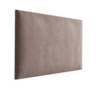 Polsterpaneele, 10er Set, Farbe: Braun, Bezug: Velour, Maße: 38 x 30 cm