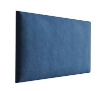 Polsterpaneele, 10er Set, Farbe: Marineblau, Bezug: Velour, Maße: 50 x 30 cm