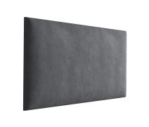 Polsterpaneele, 10er Set, Farbe: Anthrazit, Bezug: Velour, Maße: 70 x 30 cm