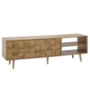 TV-Unterschrank / Lowboard, Farbe: Eiche - Abmessungen: 51 x 160 x 40 cm (H x B x T)