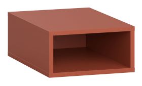 Kleine Box | Farbe: Puderrosa | Universelles Accessoire | Maße: 31,5 x 40,5 x 15,5 cm | für TV-Unterschränke oder Wandregal