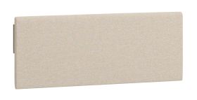 Kopfteilpolsterung für Einzelbett / Gästebett Aegir 29 / 30 / 31, Farbe: Beige, Maße: 47,5 x 120 x 4 cm