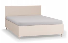 Doppelbett / Gästebett | Farbe: Beige | Liegefläche: 140 x 200 cm | inkl. Lift up Lattenrost | Bettkasten für Bettwäsche | für Schlafzimmer