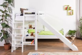 Kinderhochbett mit Rutsche