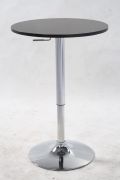 Stehtisch Dano 05, Farbe: Schwarz - Durchmesser: 60 cm