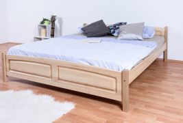 Doppelbett / Gästebett Buche massiv Vollholz natur 117, inkl. Lattenrost - 180 x 200 cm (B x L)