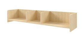 Wandregal | Farbe: Eiche Mavelie | 143 x 27 x 27 cm | schlichtes Design | für Wohnzimmer | hochwertig Verarbeitet