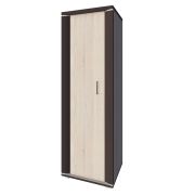 Schrank Aitape 32, Farbe: Sonoma Eiche dunkel / Sonoma Eiche hell - Abmessungen: 188 x 60 x 40 cm (H x B x T)