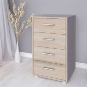 Kommode Garut 05, Farbe: Sonoma Eiche - Abmessungen: 80 x 50 x 40 cm (H x B x T)