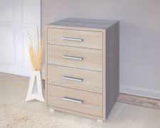 Kommode Garut 09 Farbe: Sonoma Eiche - Abmessungen: 66 x 50 x 50 cm (H x B x T)
