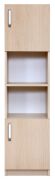 Schrank Kisaran 13, Farbe: Sonoma Eiche - Abmessungen: 150 x 40 x 38 cm (H x B x T)