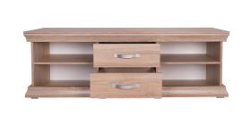 TV-Unterschrank Wewak 19, Farbe: Sonoma Eiche - Abmessungen: 59 x 160 x 42 cm (H x B x T)