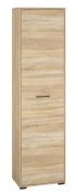 Schrank Vacaville 16, Farbe: Sonoma Eiche hell - Abmessungen: 200 x 55 x 34 cm (H x B x T), mit 1 Tür und 2 Fächern