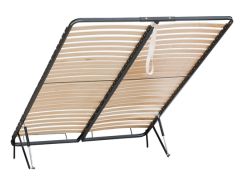 Aufklappbarer Rahmenlattenrost für Einzelbett - Abmessung: 120 x 200 cm (B x L)