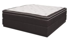 Boxspringbett GUAM, Box: Bonell - Federkern, Matratze: Taschen - Federkern, Top Matress: Latex - Abmessung: 120 x 200 cm