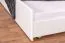 Stockbett für Erwachsene "Easy Premium Line" K17/h inkl. Liegeplatz und 2 Abdeckblenden, 90 x 200 cm (B x L) Buche Vollholz massiv weiß lackiert, teilbar