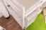 Stockbett für Erwachsene "Easy Premium Line" K21/h inkl. Liegeplatz und 2 Abdeckblenden, Kopf- und Fußteil gerundet, Buche Vollholz massiv Weiß - Liegefläche: 90 x 200 cm, teilbar