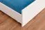Etagenbett / Stockbett "Easy Premium Line" K20/h inkl. Liegeplatz und 2 Abdeckblenden, Kopf- und Fußteil gerade, Buche Vollholz massiv Weiß - 90 x 200 cm (B x L), teilbar