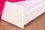 Etagenbett / Stockbett "Easy Premium Line" K17/h inkl. Liegeplatz und 2 Abdeckblenden, Liegefläche: 90 x 200 cm (B x L) Buche Vollholz massiv weiß lackiert, teilbar