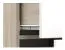 Kommode | Weiß / Eiche | Comarca 01 | 96 x 90 x 45 cm | 1 Türe | 4 Schubladen | 3 Fächer | Zweifarbig | Griffe silberfarben | weiße Front | Holzoptik