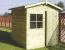 Gerätehaus Aucuba 01, Kiefer massiv, kesseldruckimprägniert, Grundfläche 3,29 m², Elementgartenhaus, inkl. Fußboden und Dachpappe, Satteldach