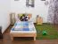 Jugendbett Wooden Nature 01 Kernbuche massiv geölt  - Liegefläche 90 x 200 cm (B x L) 