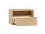 Nachtkommode hängend | 1 Schublade | Farbe: Eiche Mavelie | 1 offenes Fach | Push-to-open Funktion | 45 x 33 x 30 cm | Soft-Close Funktion | für Schlafzimmer