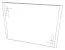 Spiegel Sabadell 06, Farbe: Weiß - 60 x 80 x 2 cm (H x B x T)
