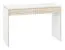 Jugendzimmer - Schreibtisch Forks 07, Farbe: Eiche / Weiß - Abmessungen: 79 x 120 x 51 cm (H x B x T), mit 2 Schubladen