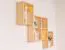 Bücherregal - 146 cm breit, Kiefer Holz-Massiv, Farbe: Natur Abbildung