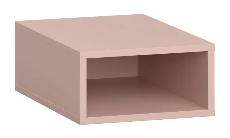 Kleine Box | Farbe: Rotbraun | Universelles Accessoire | Maße: 31,5 x 40,5 x 15,5 cm | für TV-Unterschränke oder Wandregal