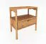 Nachtkommode Wellsford 06 Wildeiche massiv geölt - Abmessungen: 64 x 60 x 36 cm (H x B x T)