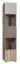 Jugendzimmer - Regal Roland 04, Farbe: Braun - 198 x 40 x 40 cm (H x B x T)