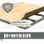Fasshaus 2 SET mit Ofen BIO 9 kW inkl. 2 Bänken & bronzierter Ganzglastür, Farbe: Natur - 219 x 295 cm (B x T), Grundfläche: 4,9 m²