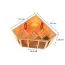 Infrarotkabine "Alvara" SET mit bronzierter Tür - Farbe: Natur, Ofen BIO 9 kW - 231 x 231 x 198 cm (B x T x H)