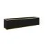 Moderner TV-Unterschrank mit edler Optik Horsham 01, Farbe: Schwarz - Abmessungen: 30 x 135 x 32 cm (H x B x T), mit Push-to-open Funktion