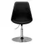 Eleganter Drehstuhl mit Schalensitz Apolo 128, Farbe: Weiß / Chrome, Sitz 360° drehbar & höhenverstellbar