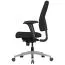Ergonomischer Bürostuhl Apolo 62, Farbe: Schwarz / Chrom, mit einstellbarer Sitzhärte