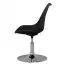 Eleganter Drehstuhl mit Schalensitz Apolo 128, Farbe: Weiß / Chrome, Sitz 360° drehbar & höhenverstellbar