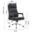 Bürostuhl aus Kunstleder Tawi 02, drehbar und höhenverstellbar, 109-117 x 49 x 71 cm, in Olivgrün, ergonomisch geformte Rückenlehne