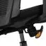 Ergonomischer Schreibtischstuhl Apolo 63, Farbe: Schwarz / Chrom, mit atmungsaktiver Rückenlehne