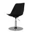 Eleganter Drehstuhl mit Schalensitz Apolo 128, Farbe: Weiß / Chrome, Sitz 360° drehbar & höhenverstellbar
