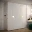 Moderner Kleiderschrank mit genügend Stauraum Beskiden 03, Farbe: Weiß - Abmessungen: 236,5 x 100 x 47 cm (H x B x T), mit zwei Kleiderstangen