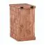 Einzigartiger Barschrank aus Akazie Massivholz, Farbe: Akazie - Abmessungen: 91 x 64 x 50 cm (H x B x T), mit ausergewöhnlichem Kachelmuster